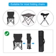 thumbnail image 5 of Uxcell 39" Nylon Camp Chair Replacement Bag Foldable Carrying Bag Large Zippered Bag with Strap 2 Pack, 5 of 6