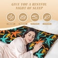 thumbnail image 4 of Disketp Palm Trees Print Body Pillow Cover - Super Soft 20x54 Body Pillow Case,Long Side Hidden Zipper, 4 of 8