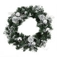 thumbnail image 2 of Christmas Wreath With Battery Powered LED Light String Front Door Hanging Garland Holiday Home Decorations, 2 of 7