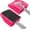 Pink, variant on Bicycle Pedals Lightweight Flat Pedals with Anti-Slip Surface Pedal Extender for WahooSpeedplay Pedal Adapters