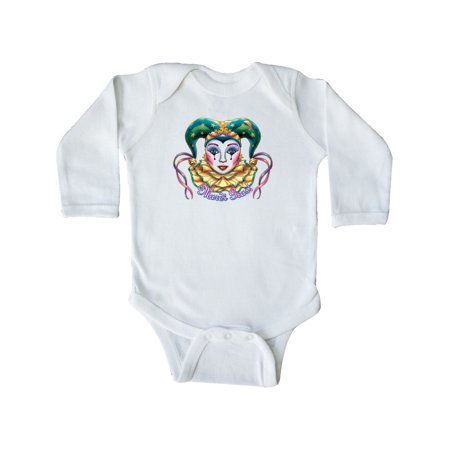 

Inktastic Mardi Gras Girl Gift Baby Boy or Baby Girl Long Sleeve Bodysuit