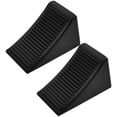 thumbnail image 1 of Generic 2pcs Rubber Triangle Wheel Chocks 160x95x95mm Heavy Duty Vehicle Ti, 1 of 6