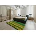 thumbnail image 4 of Ahgly Company Indoor Rectangle Patterned Army Green Area Rugs, 3' x 5', 4 of 6