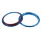 thumbnail image 2 of Etiqueta Engomada Del Ajuste de La Cubierta Del de Salida de Ventilación Del Salpicadero Del Coche Apto para A3 13-16 - Azul Macarena Cubierta del anillo de salida de ventilación AirAir, 2 of 8