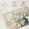 thumbnail image 6 of Elephant Stock White Bouquet Wall Art - Horizontal Canvas Wall Art - Living Room Wall Decor - Floral And Botanical Canvas - Pink And Beige Decor By Julia Purinton - 12" x 8", 6 of 8