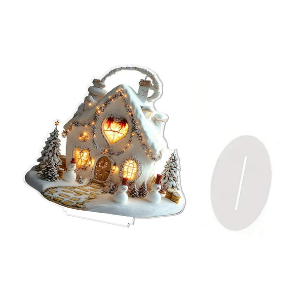 Adorno decorativo acrílico bidimensional, ideal como regalo o para decorar la mesa, el escritorio o la estantería del salón. Longitud 205 cm