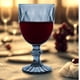 thumbnail image 2 of Copas de Vino Agua Vidrio Cristal Vintage 245 ml Vittori Juego 4 Piezas Color Azul Cobalto, 2 of 4