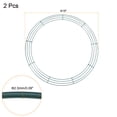 thumbnail image 2 of Unique Bargains 18' Metal Wire Wreath Frame Christmas Holiday Form Hanger, Green 2 Pack, 2 of 5