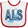 thumbnail image 3 of Inktastic ALS Awareness Ribbon Boys or Girls Baby Bib, 3 of 4
