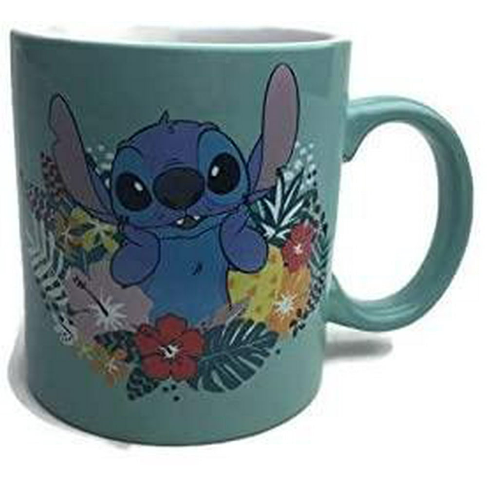 Lilo and Stitch Tropical Weird But Cute 14oz Ceramic Mug - Walmart.com ...