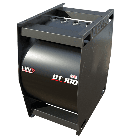 LEE DT 100 Diesel Fuel Transfer Tank, 100-Gallon Heavy-Duty Steel, Portable Auxiliary Storage, Truck Bed Tank, Gray