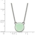thumbnail image 2 of Sterling Silver S. Rh-Plated Logoart Alpha Epsilon Phi Xs Enl Pend With Necklace (18 X 12) Made In United States ss012aep-18, 2 of 5