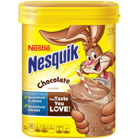 Nestle Nesquik Chocolate Flavor Powder, 9.3 oz
