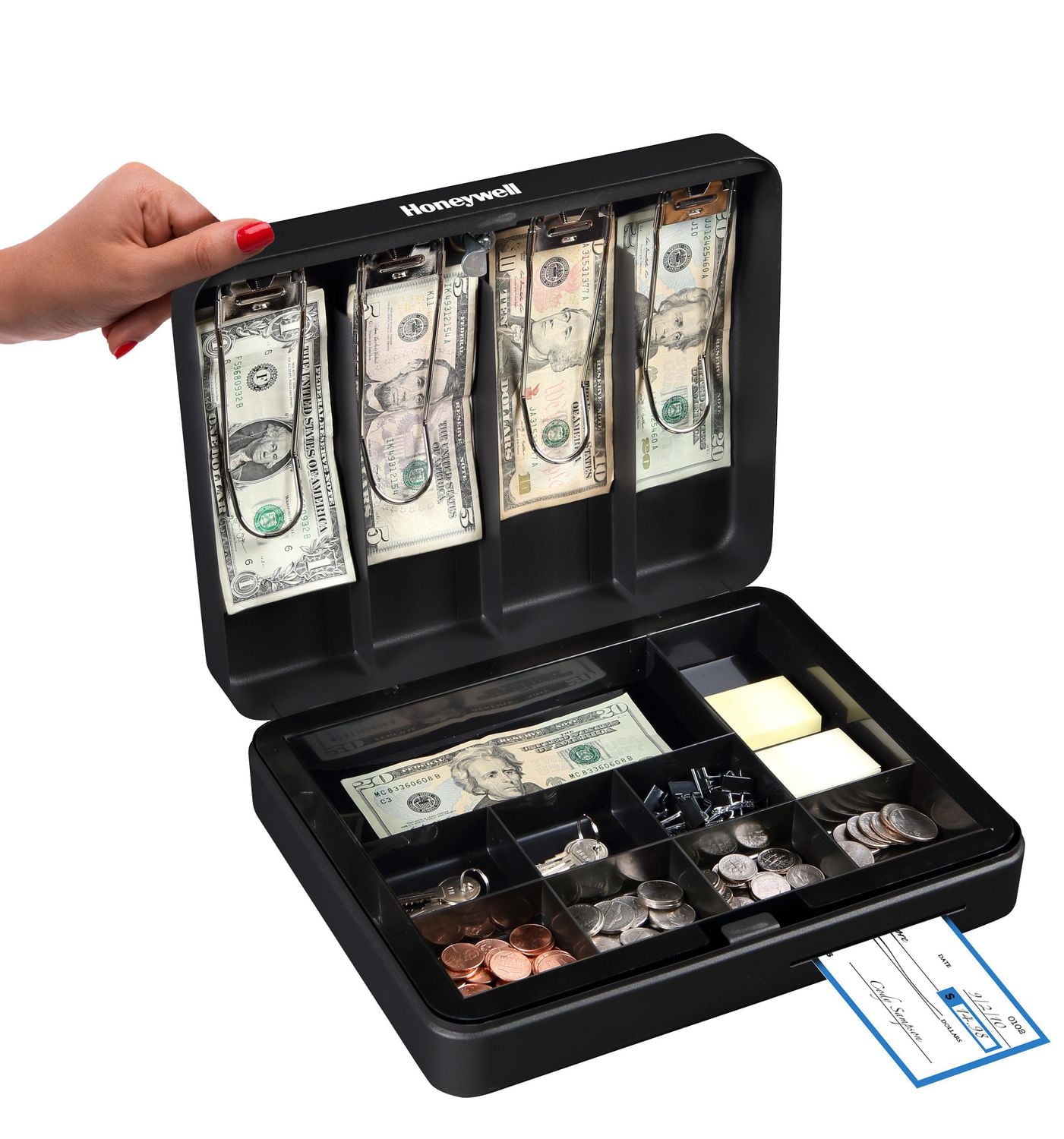 Honeywell - Deluxe Steel Cash Box Model 6113