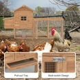 thumbnail image 2 of Outdoor Bunny Cage Chicken Coop Pet House Hutch for Rabbits With Waterproof Roof & Pull Out Tray, 2 of 7