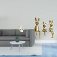 thumbnail image 2 of Colección De Figuras De Una Pareja De Artistas Y Una Familia De Conejos, Ideales Para Decorar Escritorios, Armarios, El Hogar, Como Regalo De Aniversario O Centro De Mesa., 2 of 8