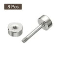 thumbnail image 3 of Unique Bargains 8Pack Métal Sac Sangle Connecter Boucles, 16x26mm Bourse Vis Rivets de Fixation (Ton Argent), 3 of 7