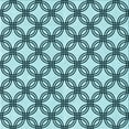 thumbnail image 1 of Ahgly Company Indoor Square Patterned Electric Blue Area Rugs, 5' Square, 1 of 1