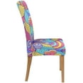 thumbnail image 3 of RYLABLUE Colorful Abstract Stretch Chair Cover Protector Seat Slipcover for Dining Room Hotel Wedding Party Set of 6, 3 of 5