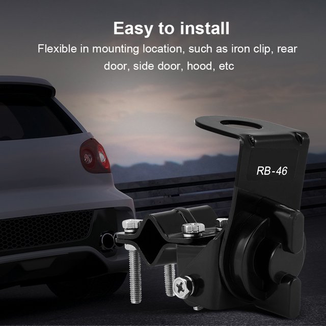 Mobile Antenna Mount, Easy To Install Stable Car Antenna Bracket For Car Two Way Transceiver