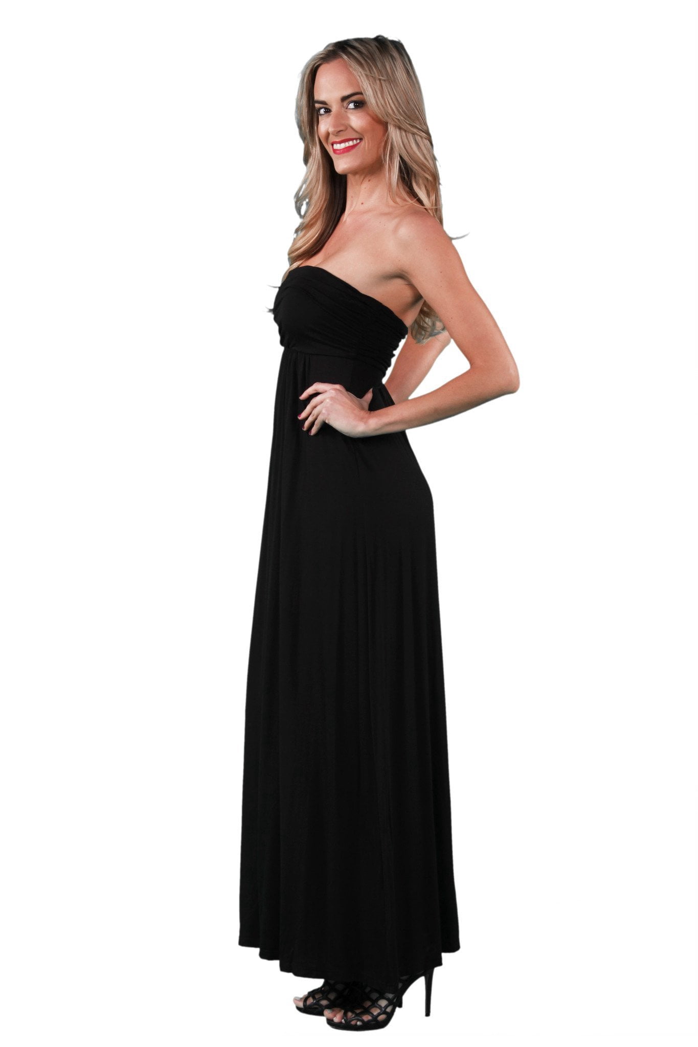 Women's Strapless Maxi Dress