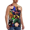 thumbnail image 2 of My Hero Academia Men's Tank Top Lightweight Summer Sleeveless Tee Shirt Muscle Tank Tops Workout T-Shirts Casual Athletic Undershirts, 2 of 7