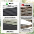 thumbnail image 4 of Outsunny 4' x 2' x 1' Galvanized Raised Garden Bed Planter Raised Bed with Steel Frame for Vegetables, Flowers, Plants and Herbs, Gray, 4 of 9
