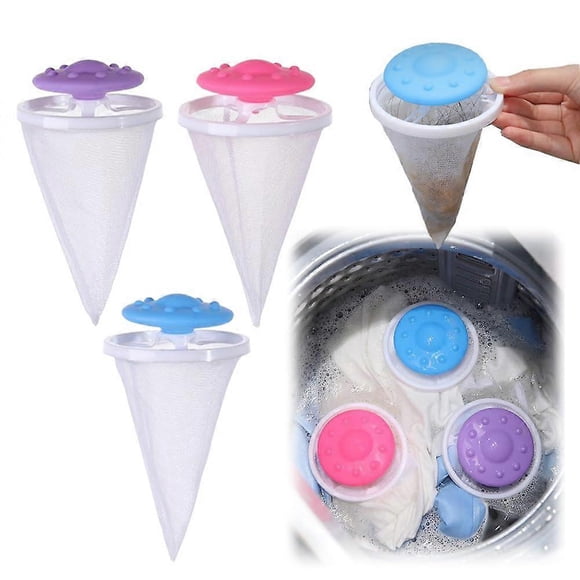 Floating Hair Filtering Mesh Removal, Hair Pet Catcher for Washing Machine