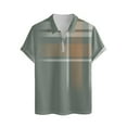 thumbnail image 2 of Sngxgn Men's Short Sleeve Cotton Polo Shirt in Classic Fit(Green,XXXL), 2 of 4