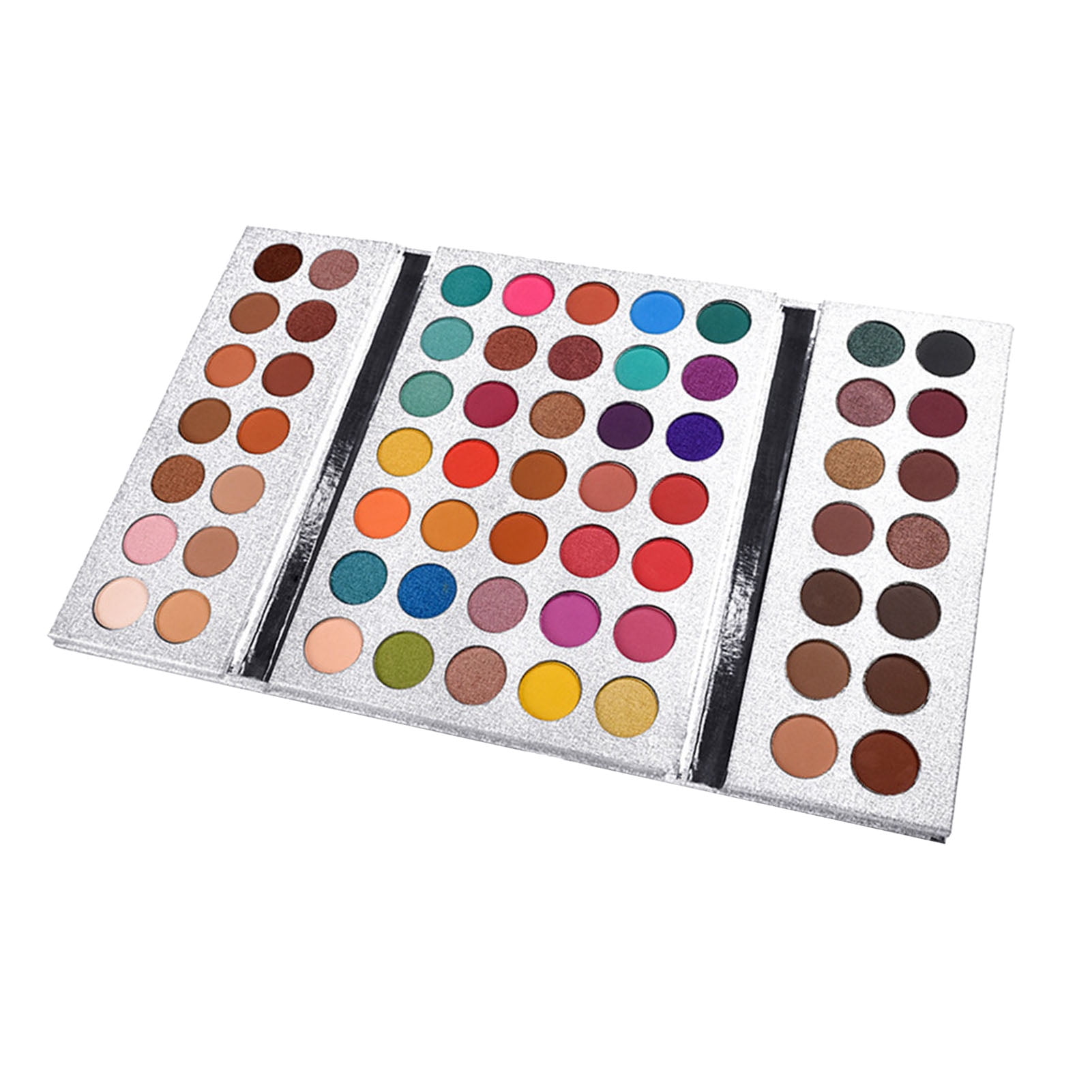 Palette de Fards à Paupières, 63 Couleurs, Mat, Pailleté, Fonctionnalité Intelligente