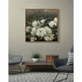 thumbnail image 2 of Drsoum Large 24x24in Natural Framed Vintage Rose Canvas Wall Art Flower Classic Wall Prints Modern Farmhouse Kitchen Bedroom living room Decor Frame, 2 of 6