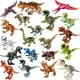 thumbnail image 1 of Juraset 20 Figuras de Dinosaurios en Bloques de Construcción, Mini Figuras de Criaturas Prehistóricas con Accesorios para Niños y Coleccionistas, 1 of 5