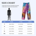 thumbnail image 4 of Picia Rainbow Melting Ice Cream Mens Soft Woven Cotton Elastic Waistband Sleep Pajama Pant Lounge Sleep Pant With Pockets And Drawstring-Medium, 4 of 9