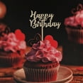 thumbnail image 6 of 20pcs Happy Birthday Toppers Cupcake Toppers Birthday Cupcake Adornments, 6 of 8