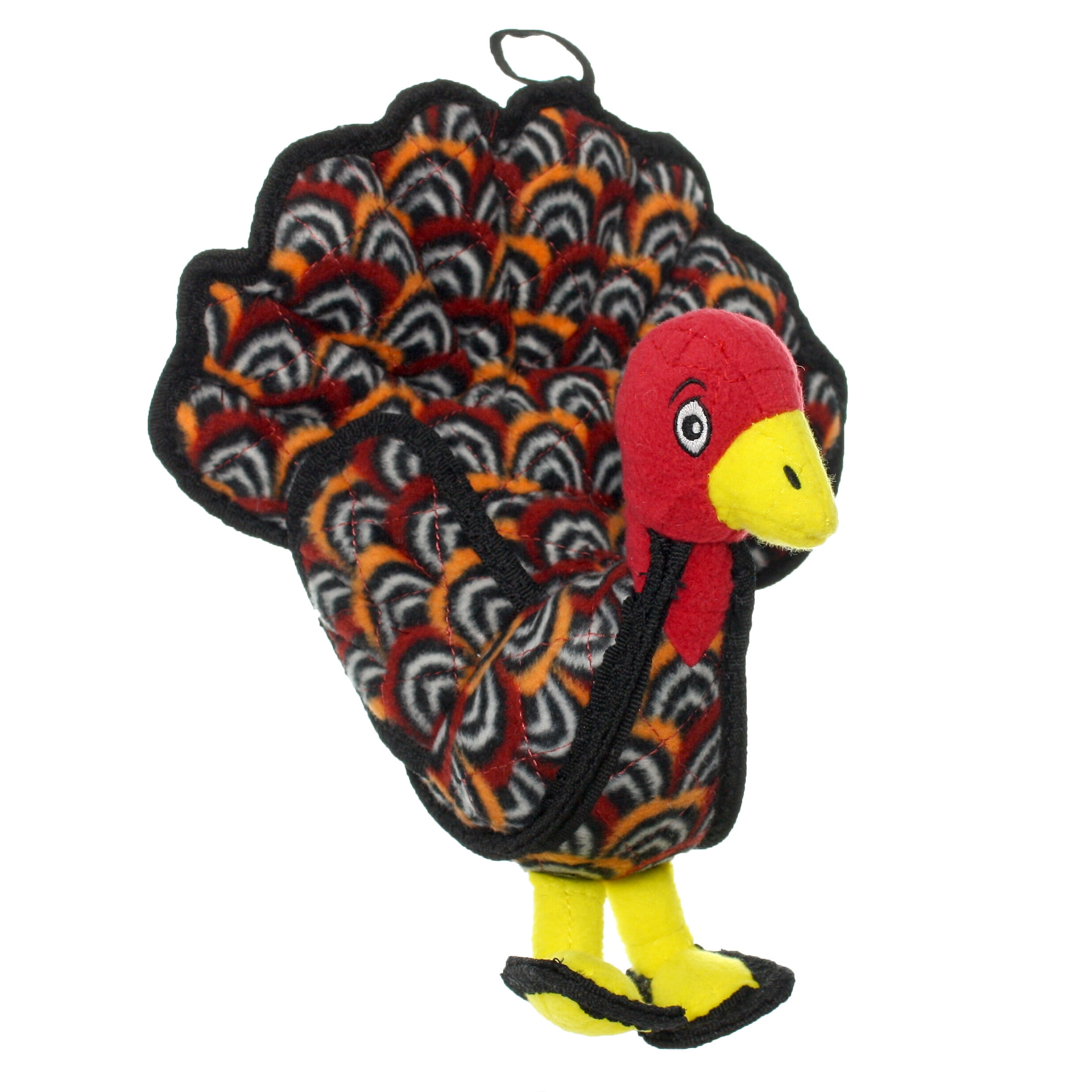 Tuffy Jr Barnyard Turkey Durable Plush Squeaky Dog Toy