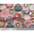 thumbnail image 3 of Soimoi Rayon Crepe Fabric Flower Artistic Decor Fabric Printed Yard 46 Inch Wide, 3 of 3