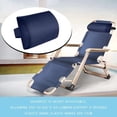 thumbnail image 4 of Zero Gravity Chair Replacement Pillow Headrest with Elastic Band, Universal Soft Removable Padded Cushion Head Pillow for Zero Gravity Lounge Chair, Folding Patio Lawn Recliner Chair, 4 of 7
