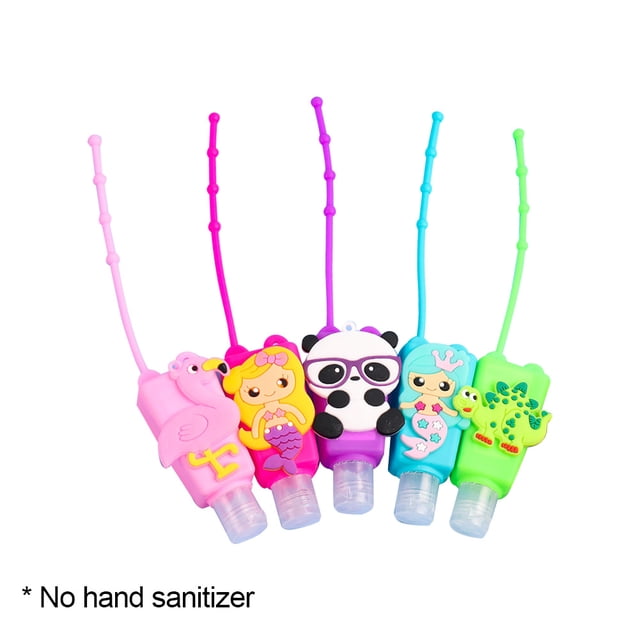 30ML Non-rinse Hand Cleanser Silicone Cover Cartoon Cute Wear Resistance Hand Cleanser Protector Case