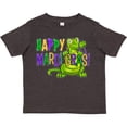 thumbnail image 3 of Inktastic Happy Mardi Gras Cute Alligator with Beads Boys or Girls Toddler T-Shirt, 3 of 5