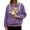 Purple, variant on Cat Dog Pouch Sweatshirts Solid Long Sleeve Crew Neck Pet Carrier Kangaroo Pocket Dog Pouch Pullover Tops Animal Holder Clothes