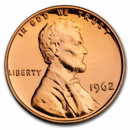 1962 Lincoln Cent Gem Proof (Red)