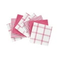 thumbnail image 2 of T-fal Coordinating Flat Waffle Weave Dish Cloth, Eight Pack, Pink, 2 of 5