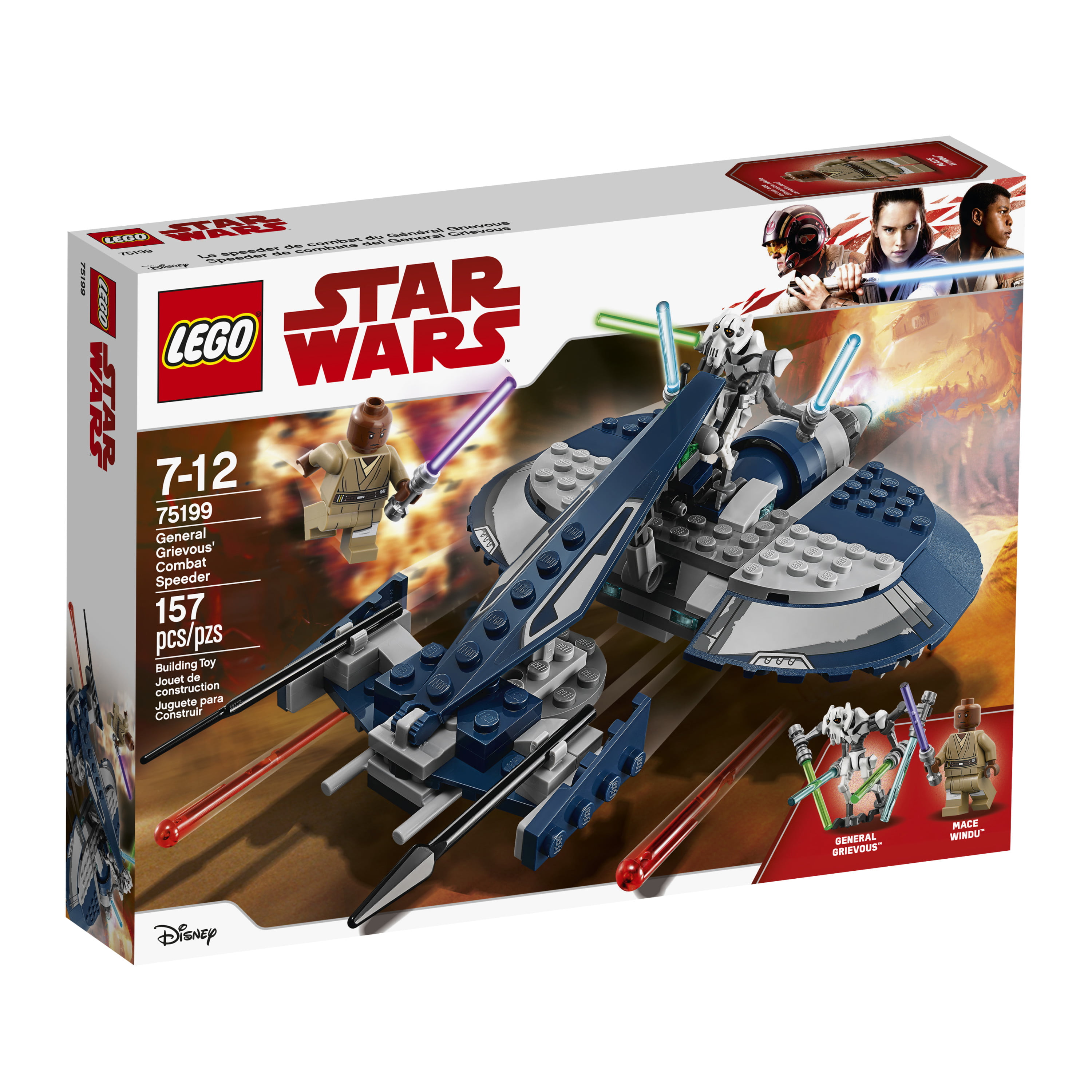 LEGO Wars General Grievous' Combat Speeder Ship Building Set 75199 - Walmart.com