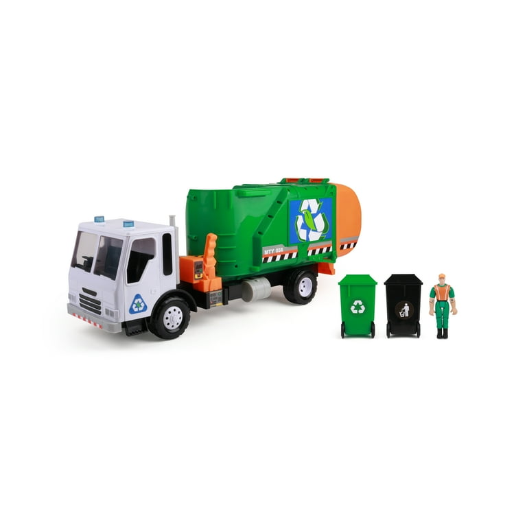 Tonka titan go sales green garbage truck
