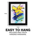 thumbnail image 4 of Silver Buffalo Pokemon Graffiti Style Drips 11" x 14" Lenticular Modern Wall Art, 4 of 7