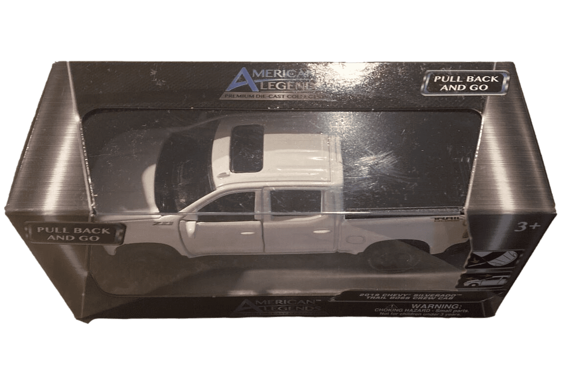 American Legends 2019 Grey Chevy Silverado Trail Boss Z71 Die Cast Motormax for sale online