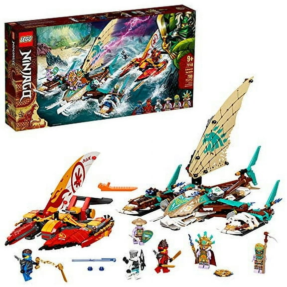 LEGO Ninjago Block Building Set, Catamaran Sea Battle, 780 Pieces