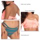 thumbnail image 4 of Bikini dividido Nikou con borlas para mujer estampado, 4 of 5