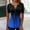 Dark Blue, variant on Sentmoon Concert Outfits for Women Crew Neck Summer Blouses for Women 2025 Short Sleeve with Print Relaxed Beach Tshirts Soft and Comfortable for Business Travel XL