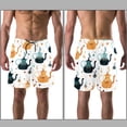 thumbnail image 3 of luoweisi Men's Beach Shorts Quick Dry Swim Trunks with Mesh Lining Vintage Teapot M, 3 of 5